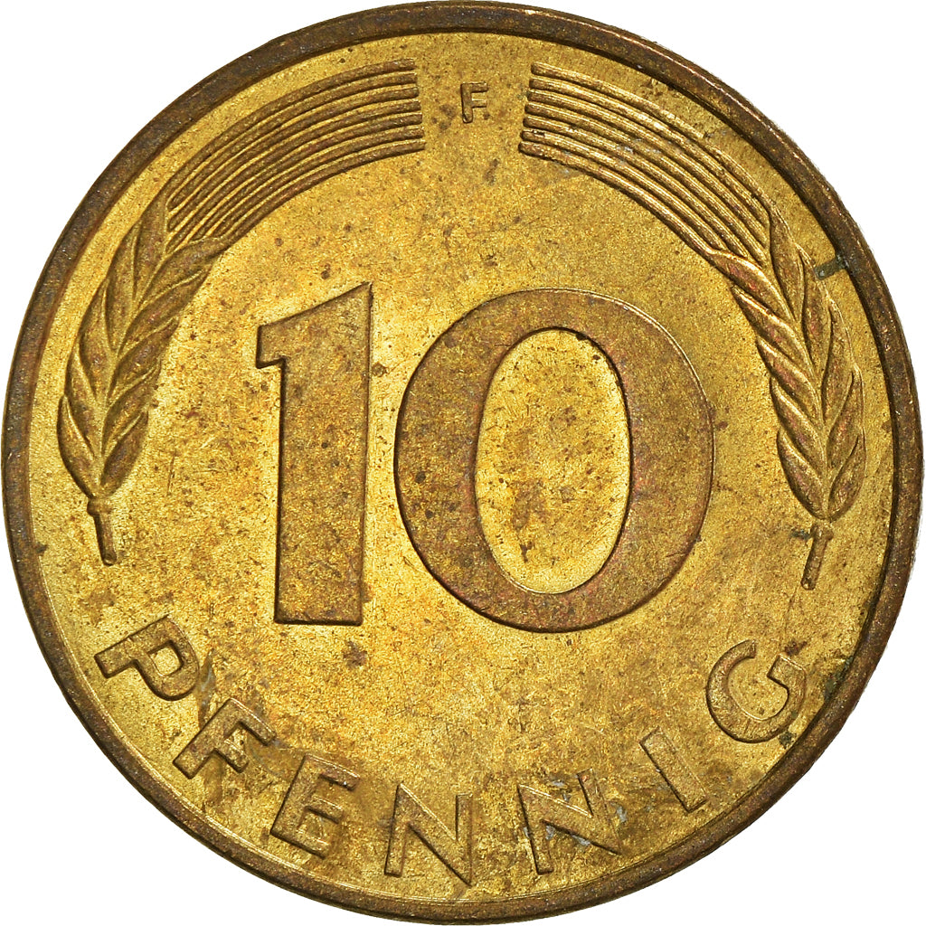 Moneta, Niemcy - RFN, 10 Pfennig, 1976