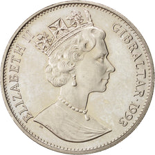 GIBRALTAR, Crown, 1993, KM #146, MS(63), Copper-Nickel, 38.8, 28.49