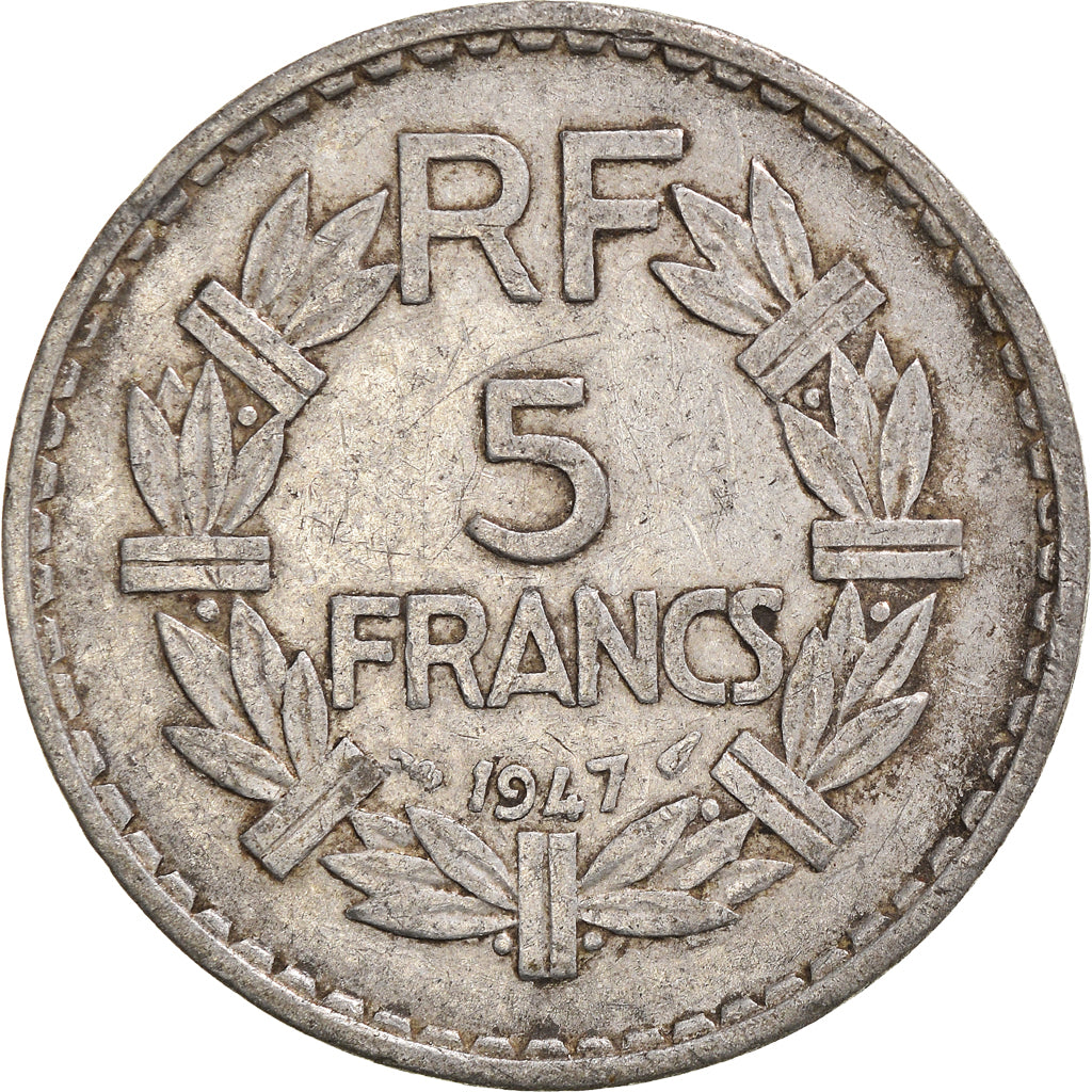 Moneda, Francia, 5 Francs, 1947