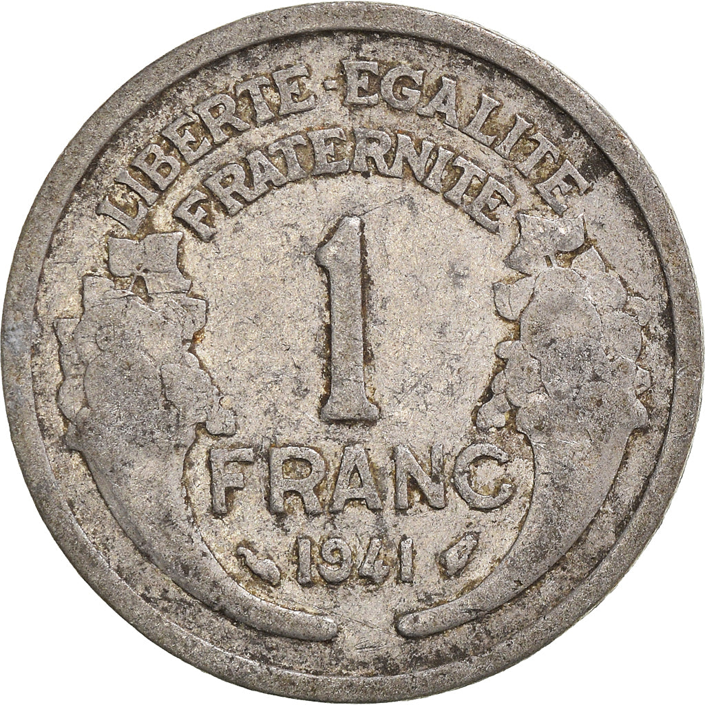 Moneta, Francja, Franc, 1941