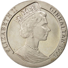Gibilterra, Elizabeth II, Crown, 1993, SPL, Rame-nichel, KM:121