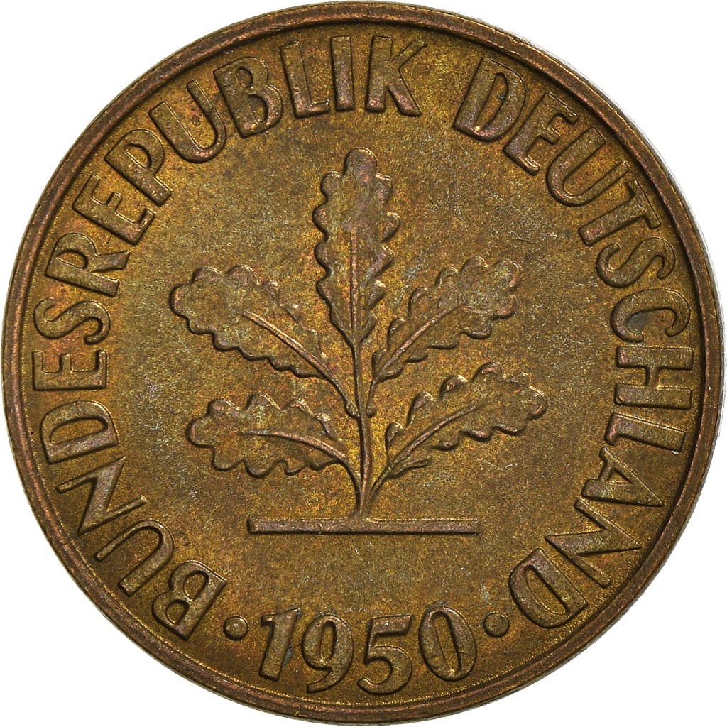Moneta, Niemcy - RFN, 10 Pfennig, 1950