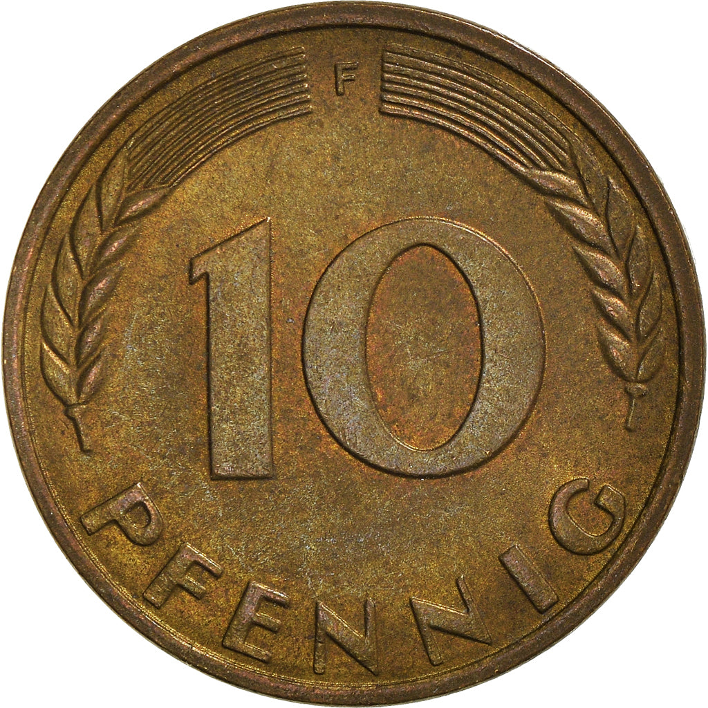 Moneta, Niemcy - RFN, 10 Pfennig, 1950