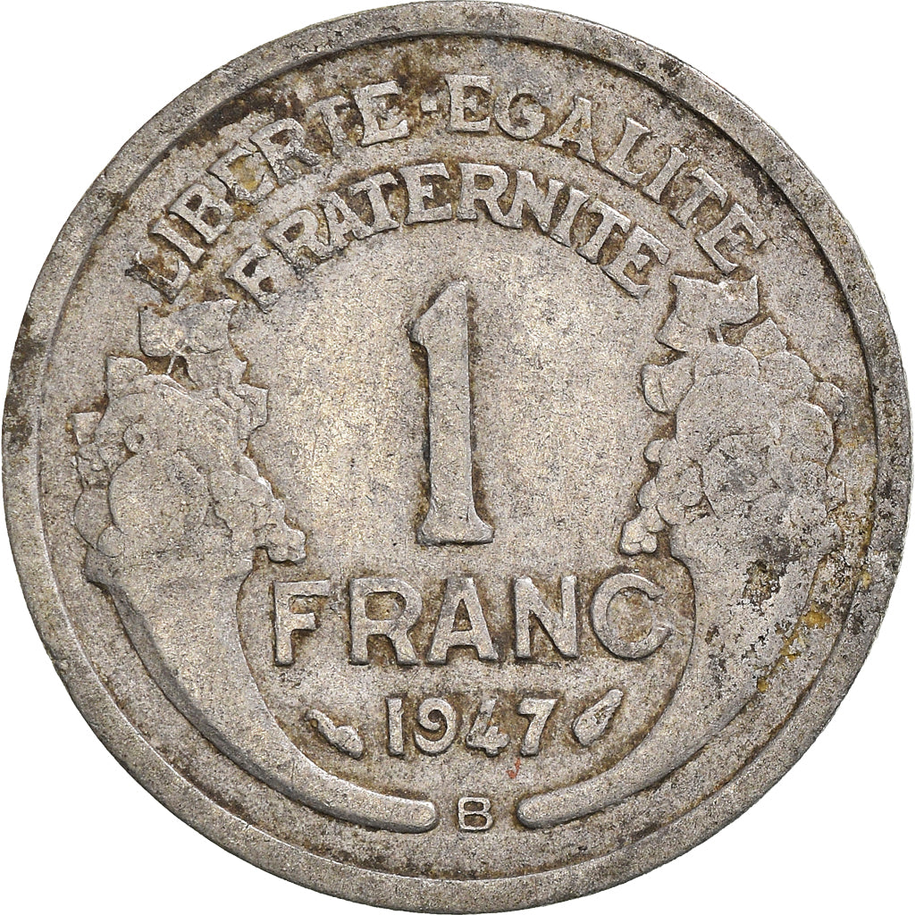 Moneta, Francja, Franc, 1947