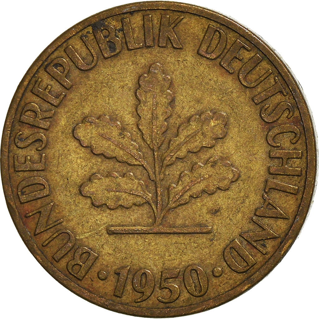Moneda, ALEMANIA - REPÚBLICA FEDERAL, 5 Pfennig, 1950