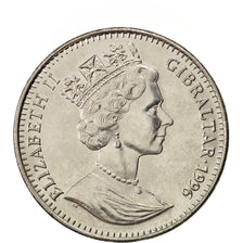 GIBRALTAR, Crown, 1996, KM #358, MS(63), Copper-Nickel, 38.8, 28.52