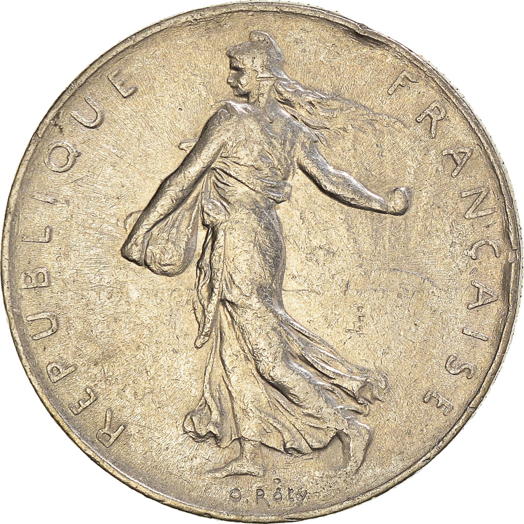 Moneta, Francja, Franc, 1975