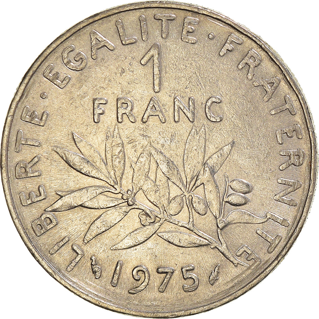 Moneta, Francja, Franc, 1975