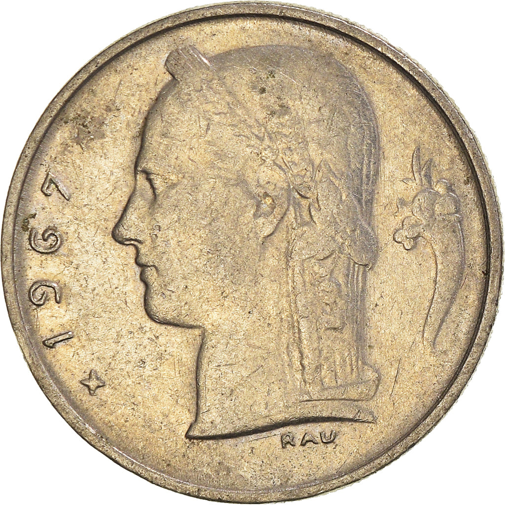 Moneda, Bélgica, Franc, 1967