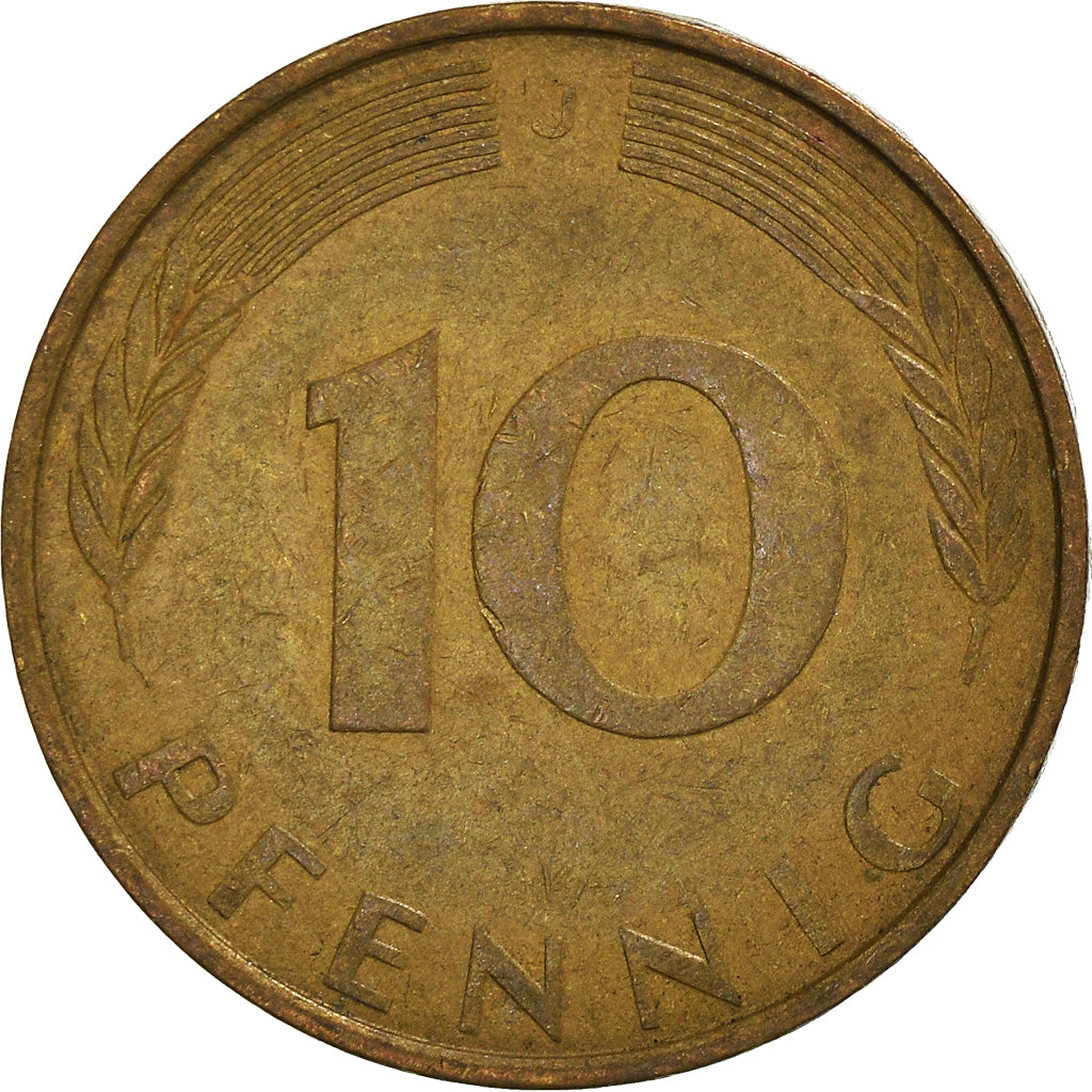 Moneta, Niemcy - RFN, 10 Pfennig, 1971