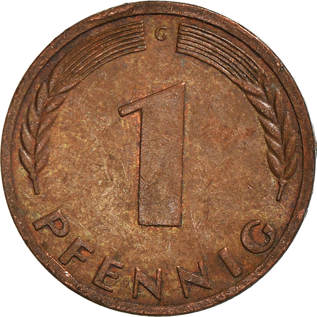 Moneta, Niemcy - RFN, Pfennig, 1970
