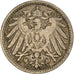 Monnaie, Empire allemand, 5 Pfennig, 1907