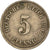 Moeda, ALEMANHA - IMPÉRIO, 5 Pfennig, 1907