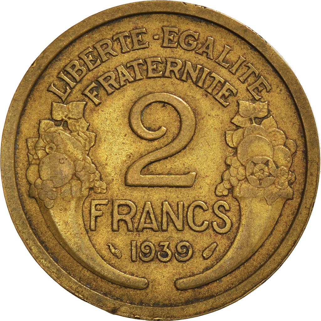 Coin, France, 2 Francs, 1939