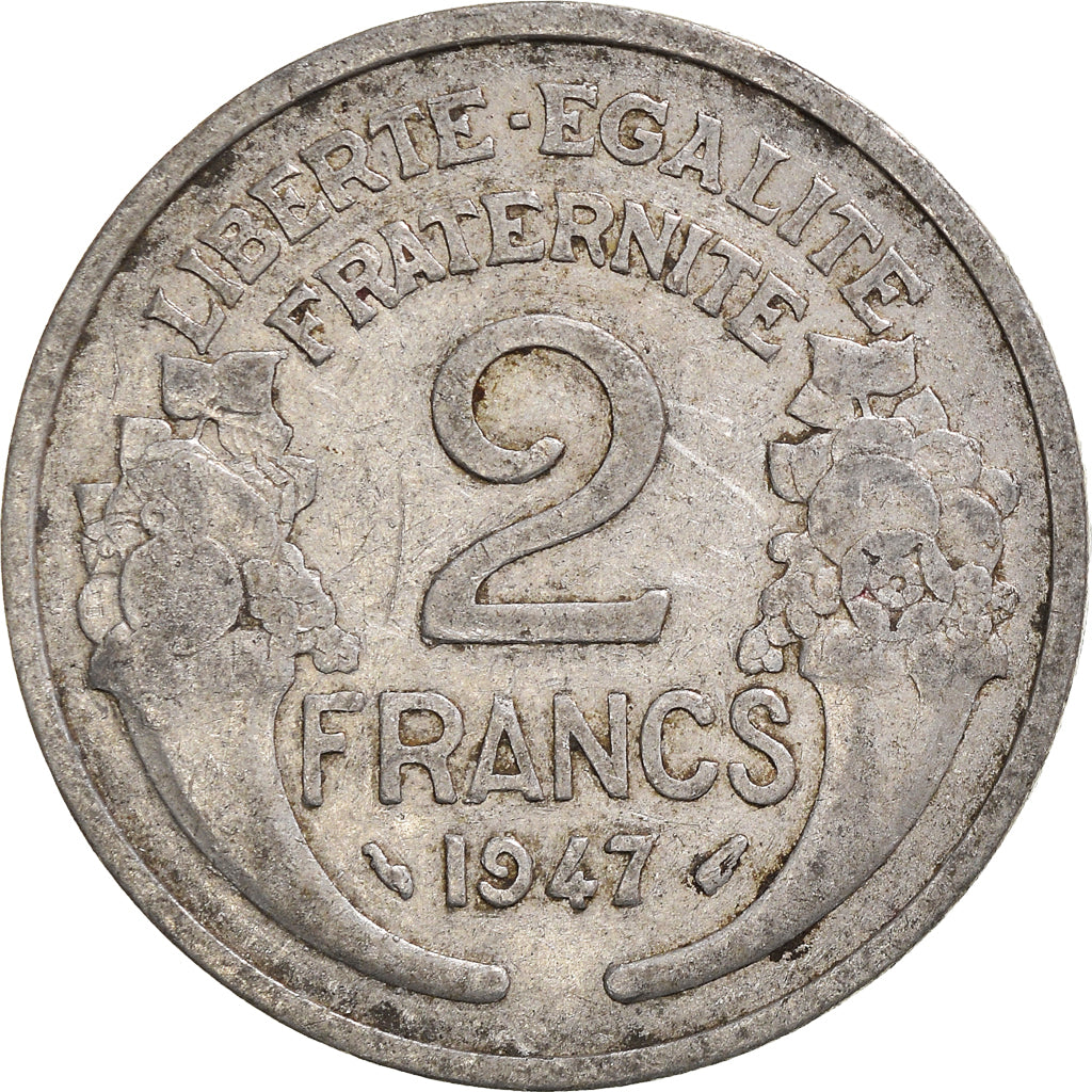 Coin, France, 2 Francs, 1947