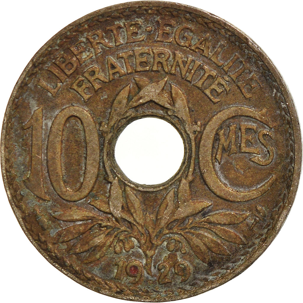 Munten, Frankrijk, 10 Centimes, 1929
