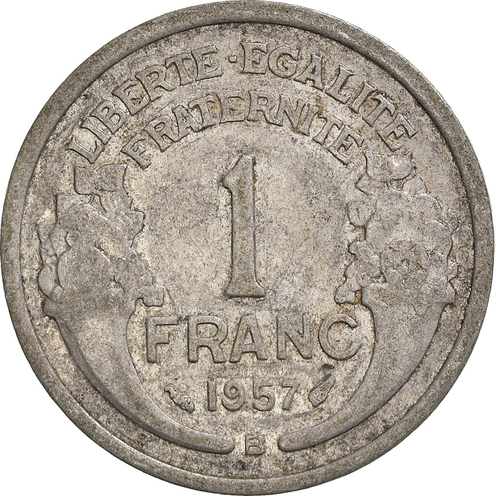Moneta, Francja, Franc, 1957