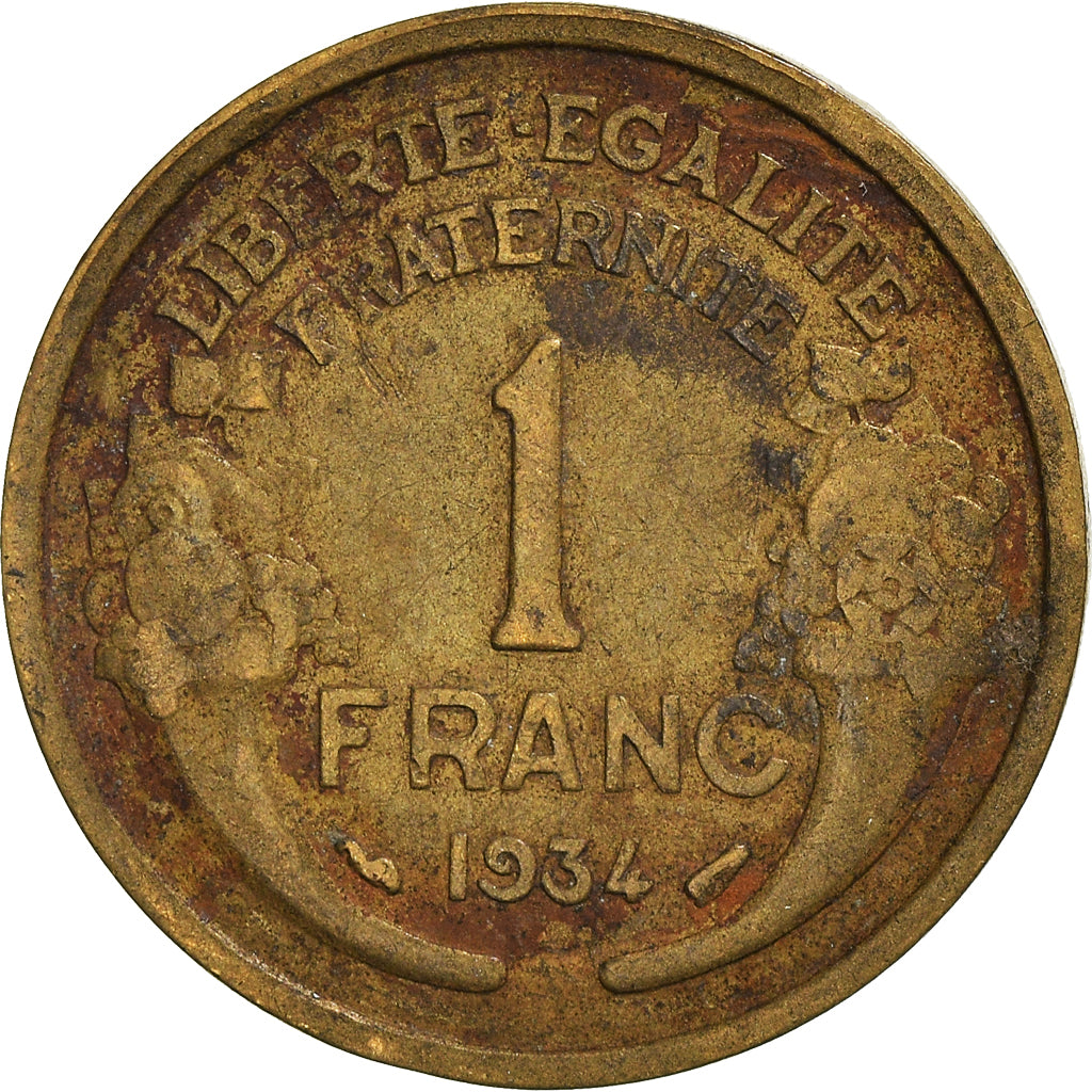 Moneta, Francja, Franc, 1934