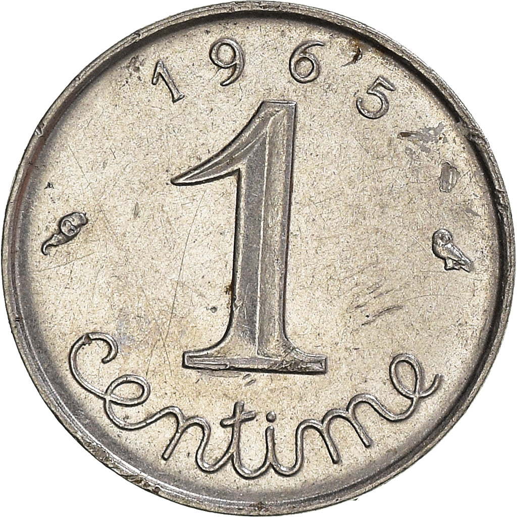 Moneta, Francia, Centime, 1965