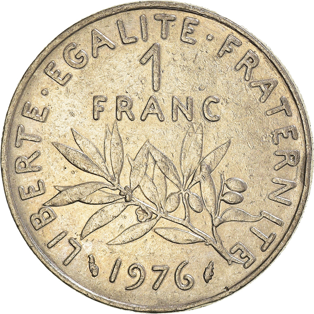 Moneta, Francja, Franc, 1976