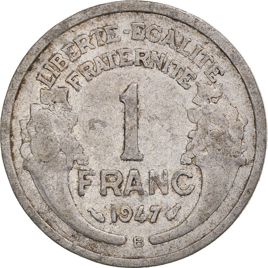 Moneta, Francja, Franc, 1947