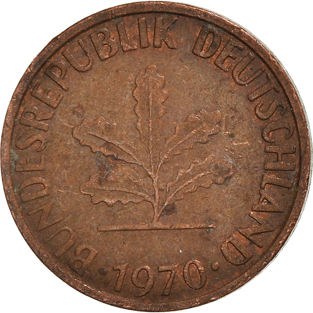 Coin, GERMANY - FEDERAL REPUBLIC, Pfennig, 1970