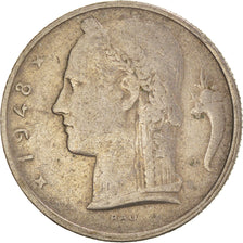 Moneda, Bélgica, 5 Francs, 5 Frank, 1948
