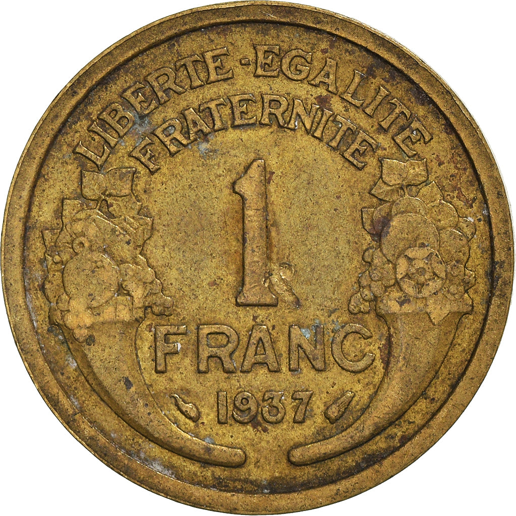 Moneta, Francja, Franc, 1937