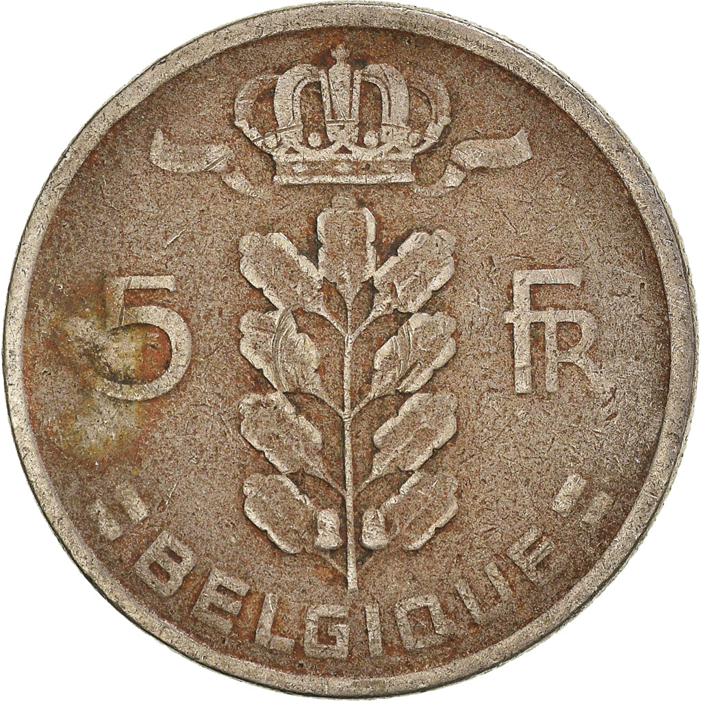 Münze, Belgien, 5 Francs, 5 Frank, 1948