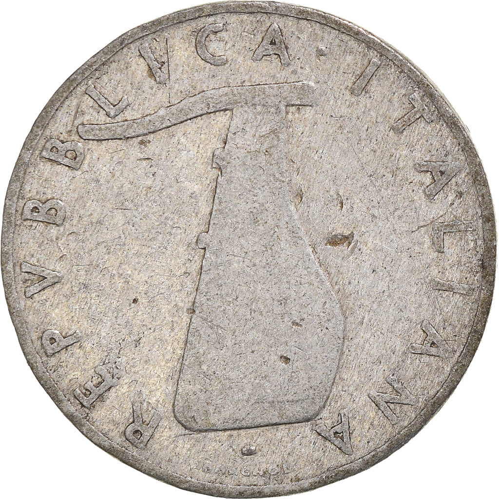 Moeda, Itália, 5 Lire, 1953