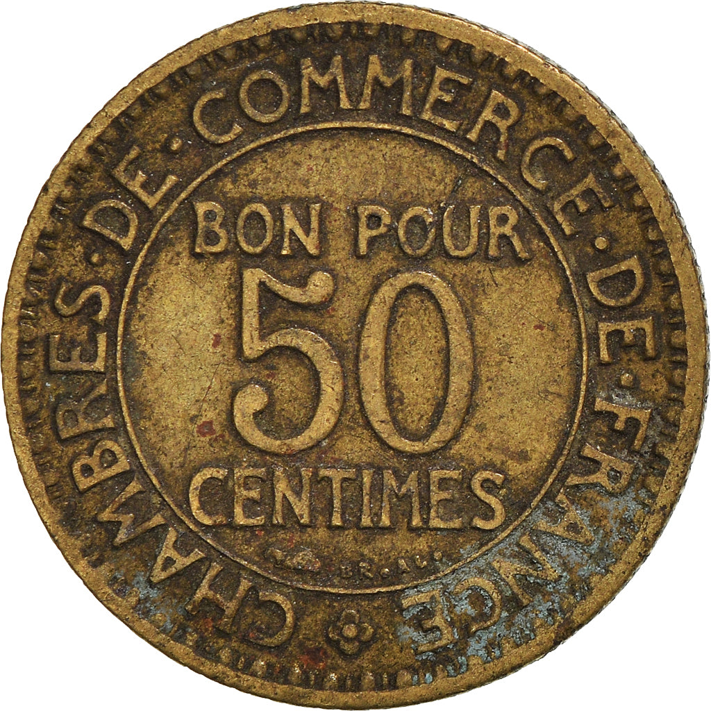 Moneta, Francia, 50 Centimes, 1923
