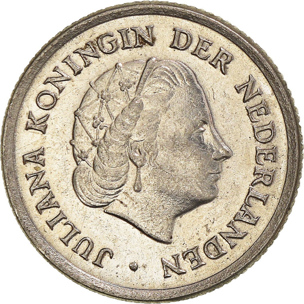Münze, Niederlande, 10 Cents, 1967