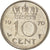 Moneda, Países Bajos, 10 Cents, 1970