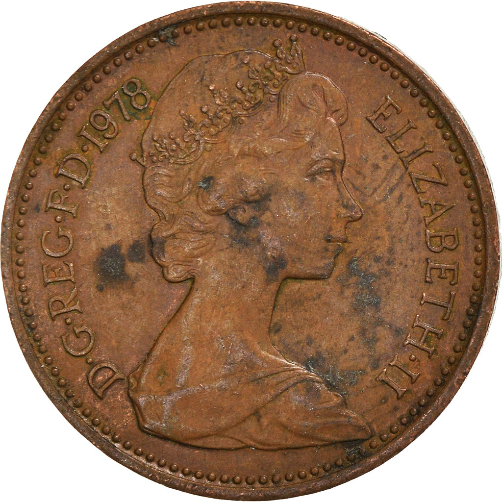 Moeda, Grã-Bretanha, New Penny, 1978