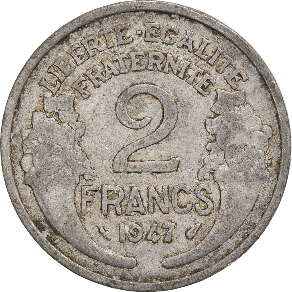 Coin, France, 2 Francs, 1947