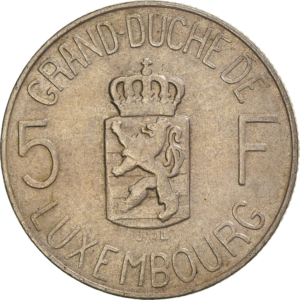 Coin, Luxembourg, 5 Francs, 1962