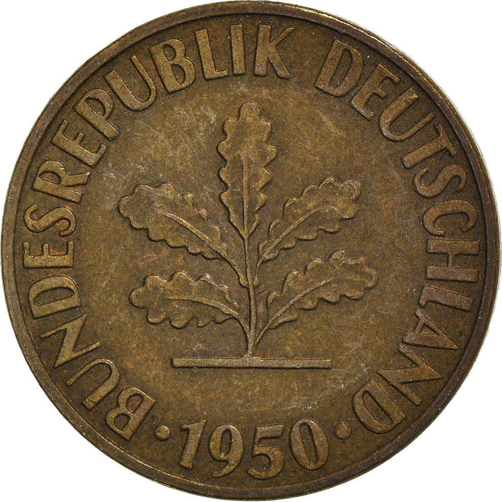 Moneta, Niemcy - RFN, 10 Pfennig, 1950