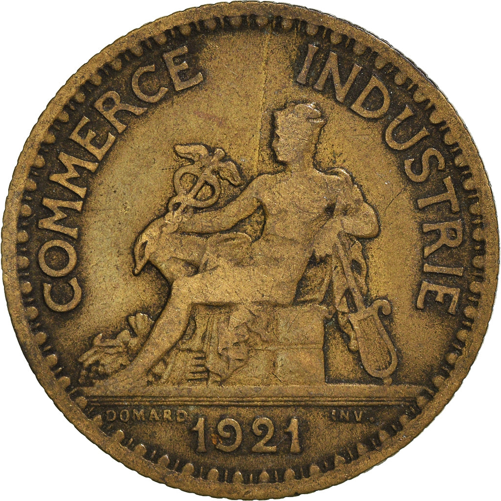 Moneta, Francja, Franc, 1921