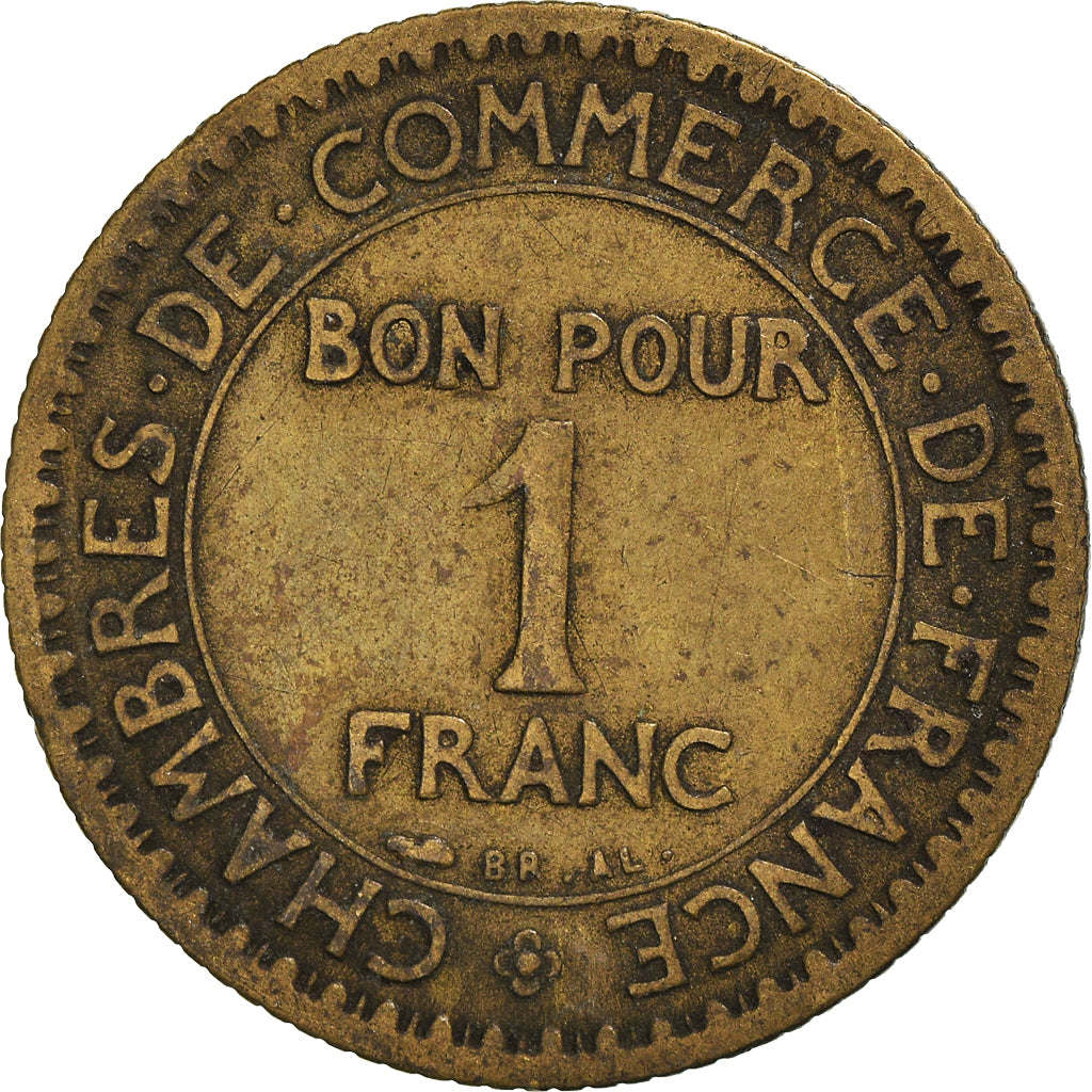 Moneta, Francja, Franc, 1921
