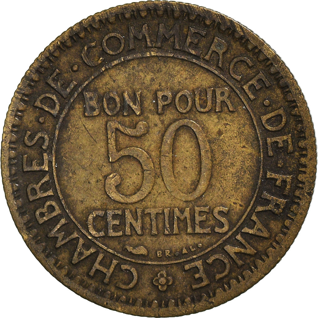 Münze, Frankreich, 50 Centimes, 1924