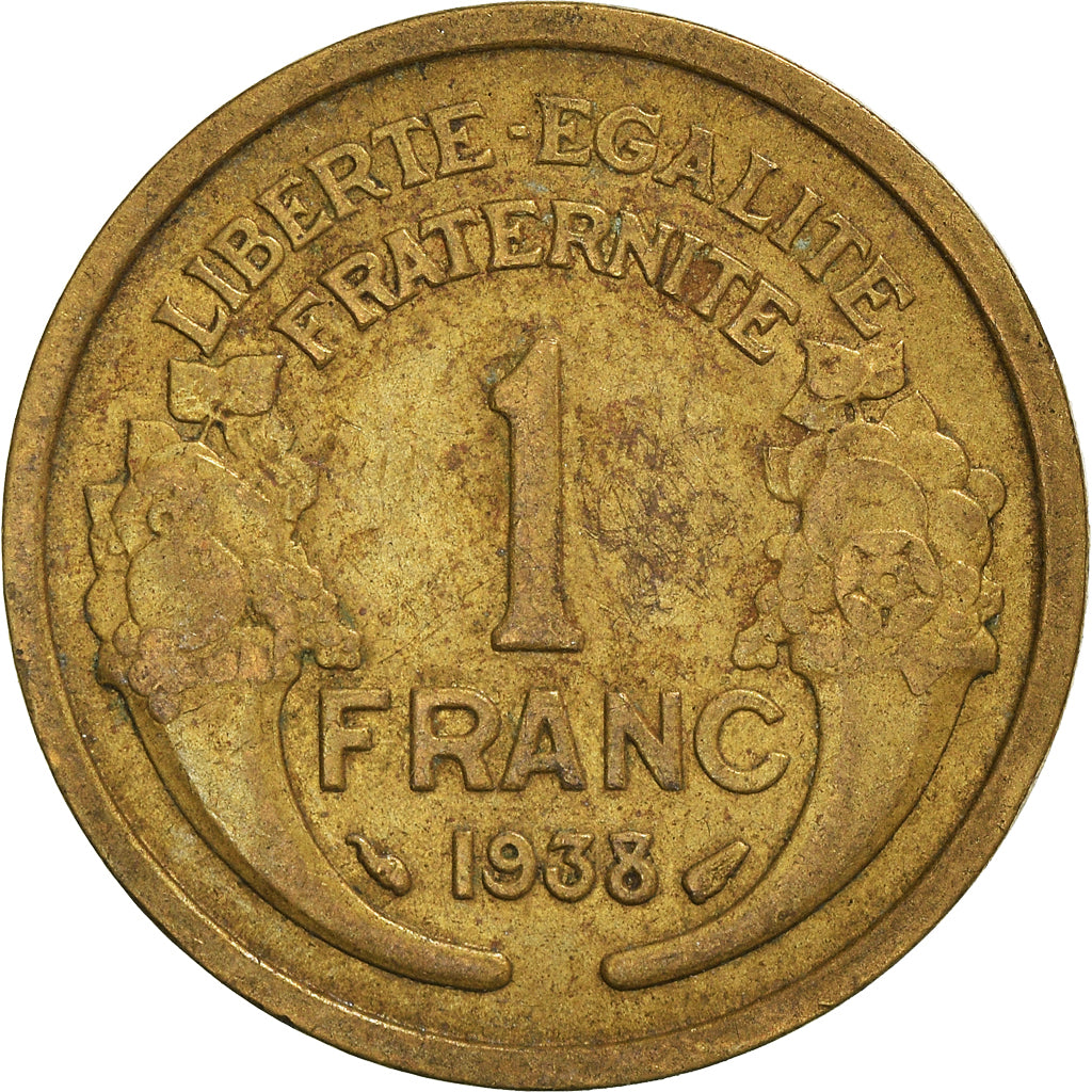 Moneta, Francja, Franc, 1938