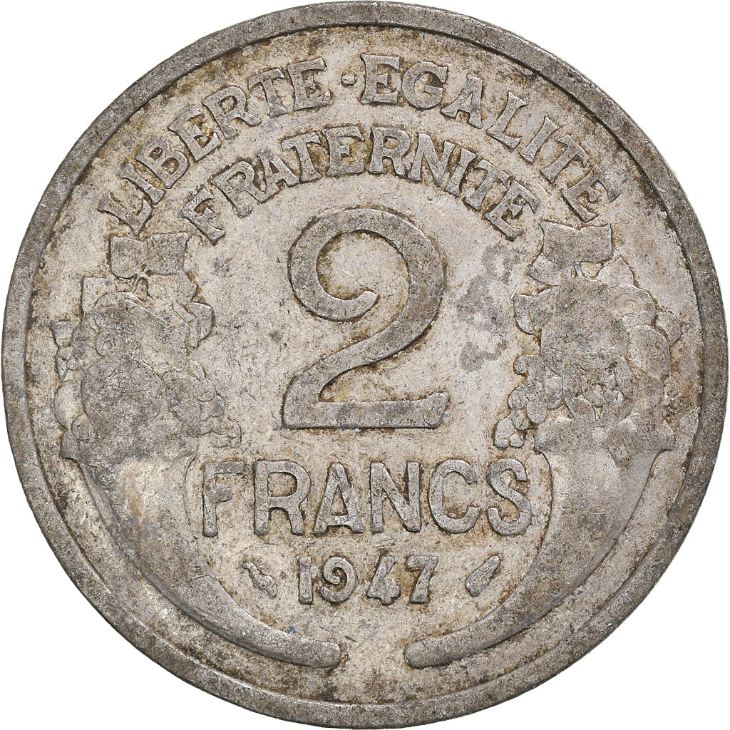 Coin, France, 2 Francs, 1947
