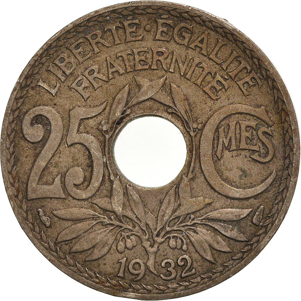 Moneta, Francia, 25 Centimes, 1932