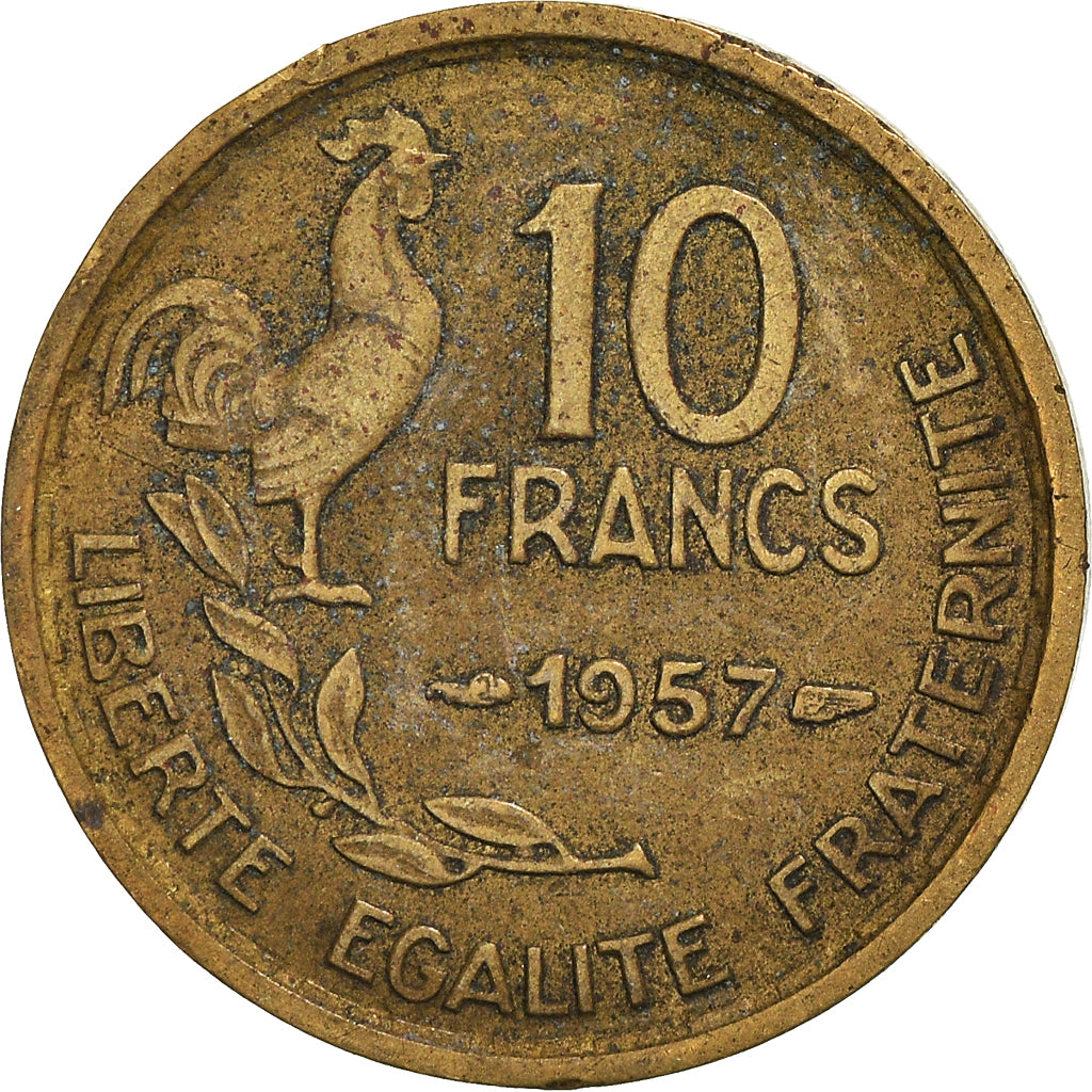 Münze, Frankreich, 10 Francs, 1957
