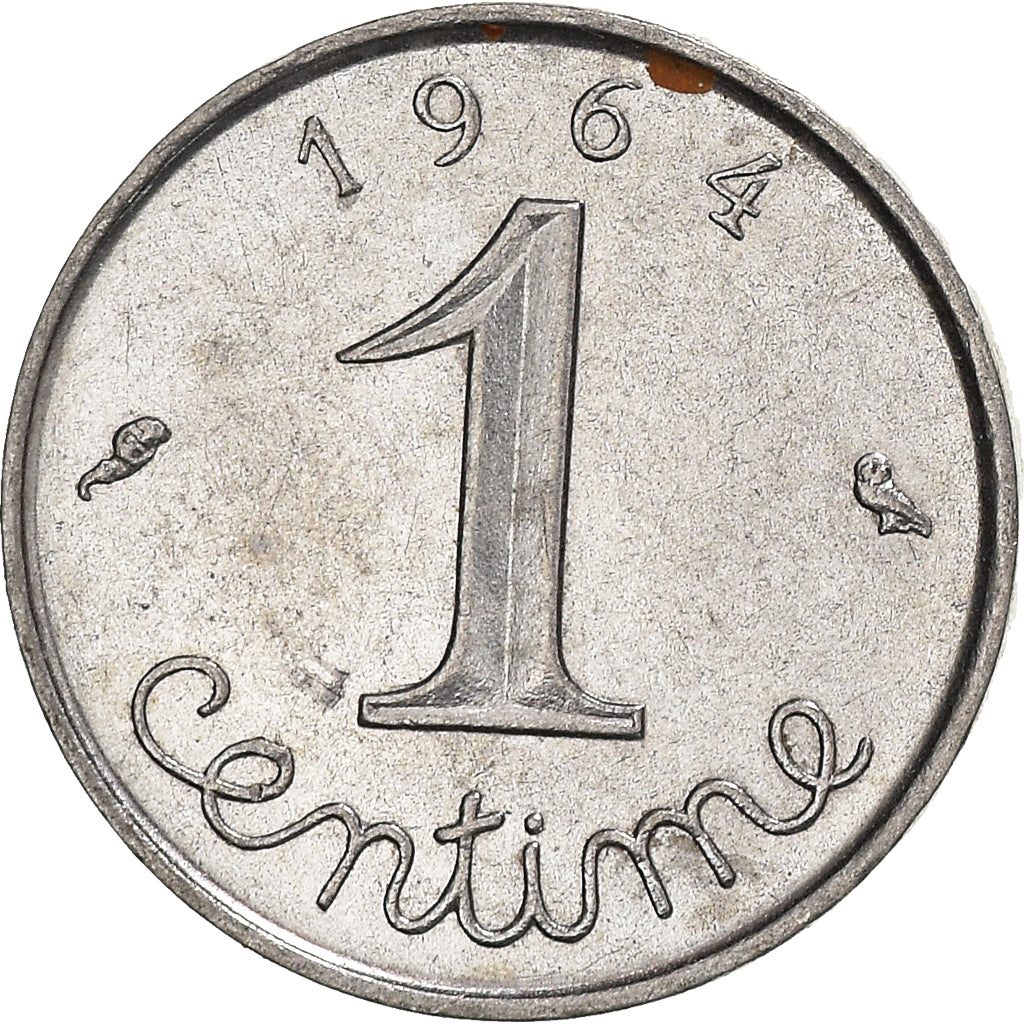 Moeda, França, Centime, 1964