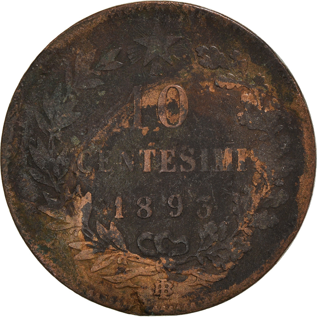 Munten, Italië, 10 Centesimi, 1893