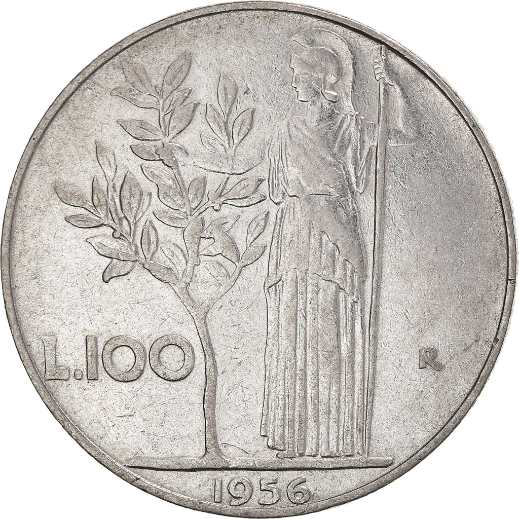 Monnaie, Italie, 100 Lire, 1956