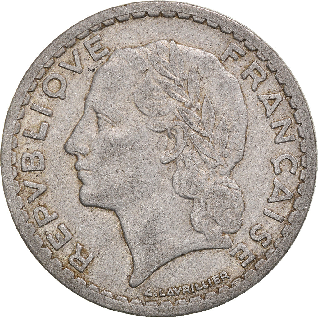 Coin, France, 5 Francs, 1945