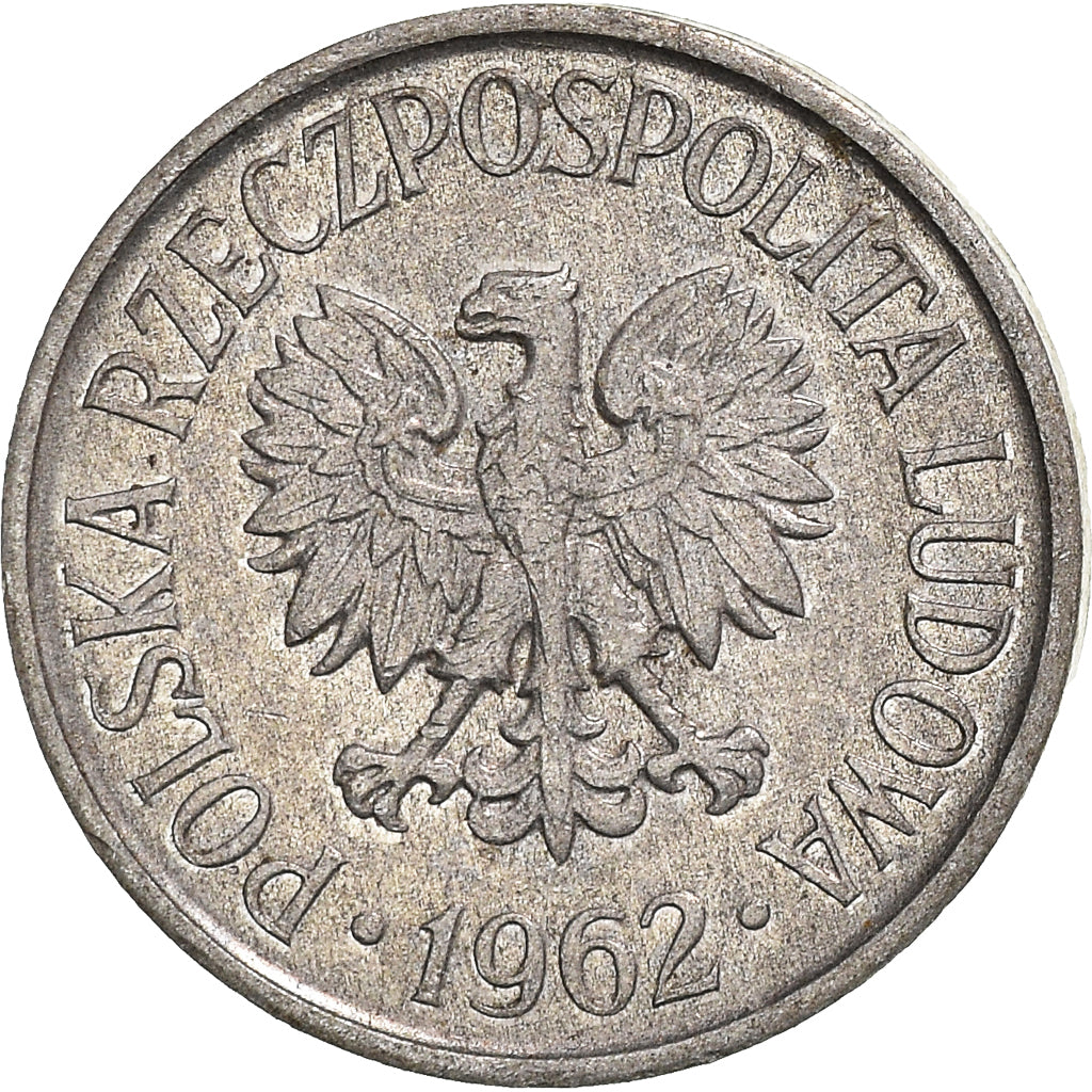 Moneta, Polonia, 5 Groszy, 1962