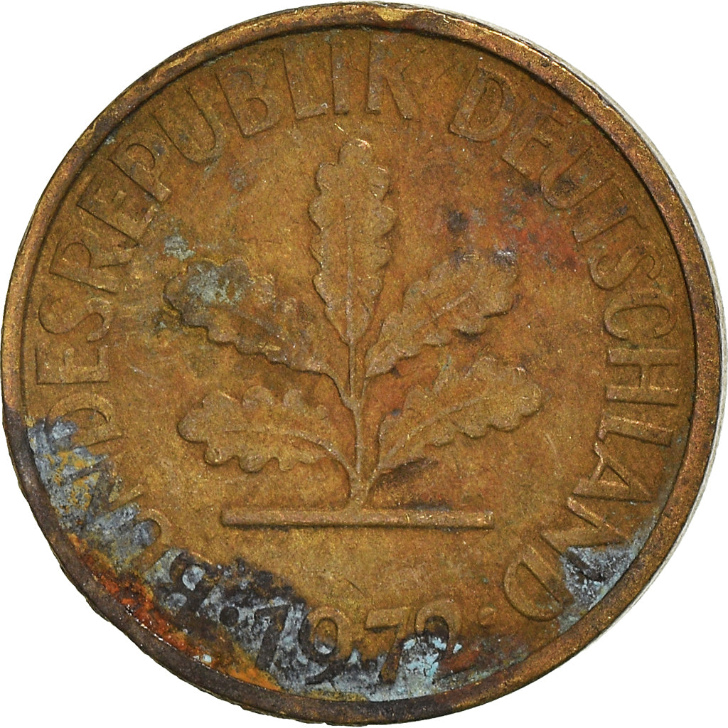 Moneda, ALEMANIA - REPÚBLICA FEDERAL, 5 Pfennig, 1972